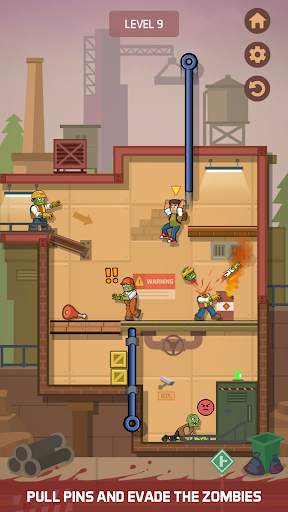 Zombie Escape: Pull the Pins! screenshot 1