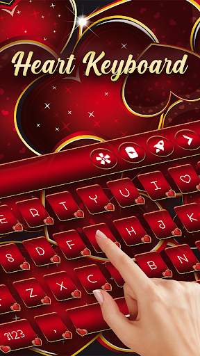 Love - Heart Keyboard screenshot 2