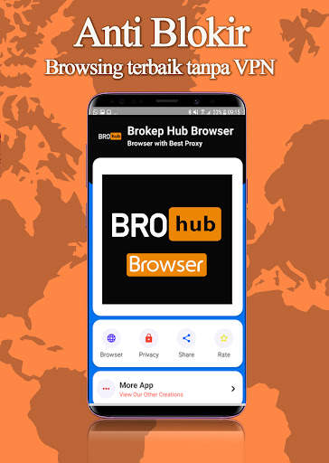 Brokep Hub Browser VPN Browser screenshot 2