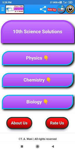10th Science Solutions screenshot 2