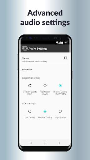 Titanium Voice Recorder with number ID 5 تصوير الشاشة