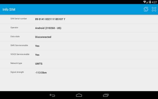 Info SIM screenshot 2