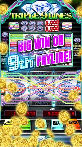 Triple 9 Lines Diamond Slots screenshot 2