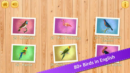 Jigsaw Birds Collection Puzzle 2- Educational Game screenshot 5