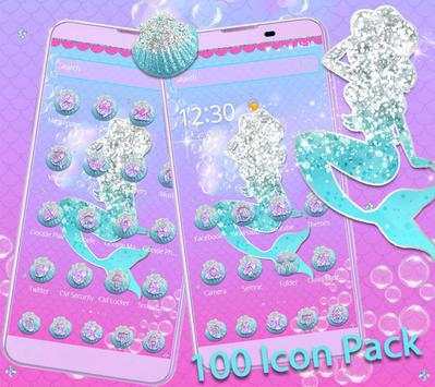 Glitter Sexy Mermaid Theme screenshot 3
