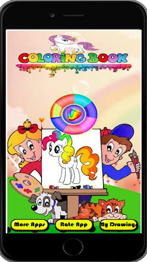 Princess Unicorn : Coloring book for children screenshot 1