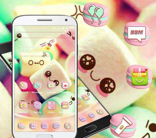 Soft marshmallow theme wallpaper screenshot 2