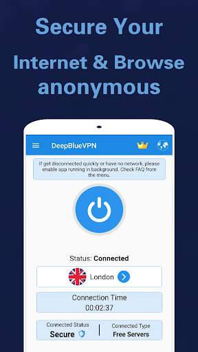 DeepBlue VPN screenshot 2