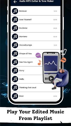 Audio MP3 Cutter & Tone Maker 2 تصوير الشاشة