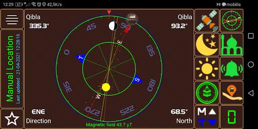 Qibla (Qibla dirección y tiempos de oración) screenshot 10