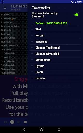 MIDI Clef Karaoke Player 11 تصوير الشاشة