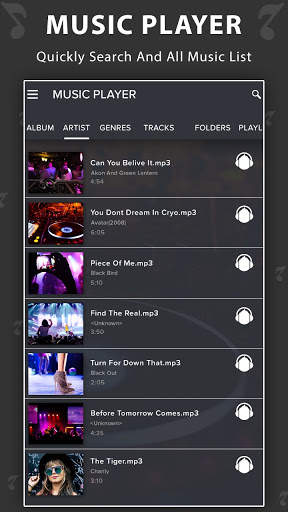 Dub Music Player - Free Audio Player, Equalizer screenshot 5