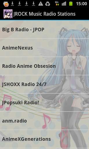 JROCK Music Radio Stations screenshot 1