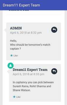 Dream11 Expert Team screenshot 5