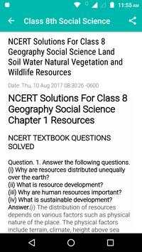 CBSE Social Science 8th Class screenshot 2
