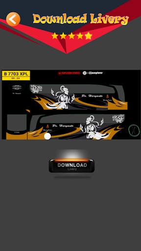 Livery MOD BUSSID JBHD screenshot 5