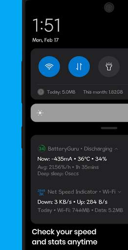 Speed Indicator - Internet Speed - Monitor Network screenshot 6