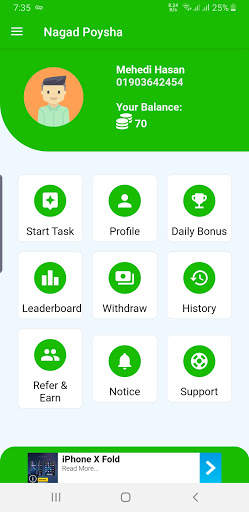 Nagad Poysha- Earn Money With Your Mobile स्क्रीनशॉट 2