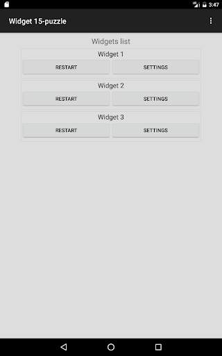 Widget 15-Puzzle screenshot 5