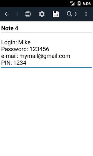 Notepad with folders - MyTreeNotes screenshot 3