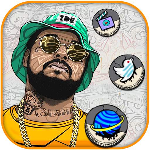 Hip, Hop, Music Theme & Live Wallpaper 1.0