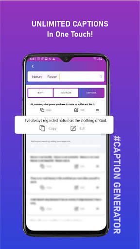 InCopy : Insta Captions for Instagram & hashtags screenshot 4