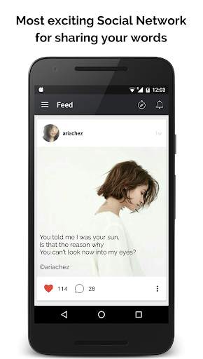 Miraquill: Write Quotes, Poems screenshot 1