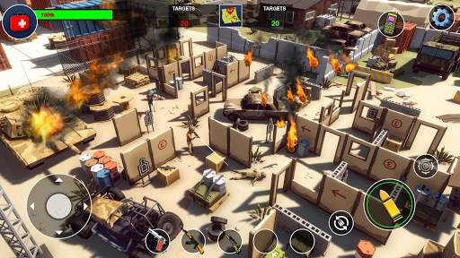 Blocky Counter World War Shooting game online 2020 screenshot 4