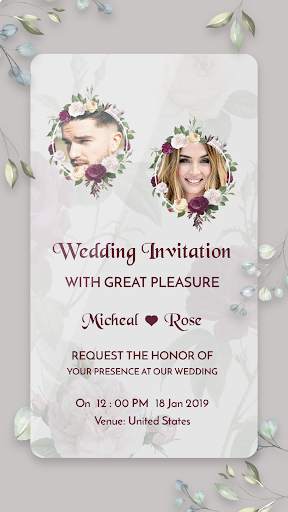 Wedding Card Maker: Digital Invitation Card Maker screenshot 1