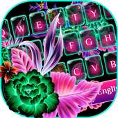 Colorful Flower Keyboard on 9Apps