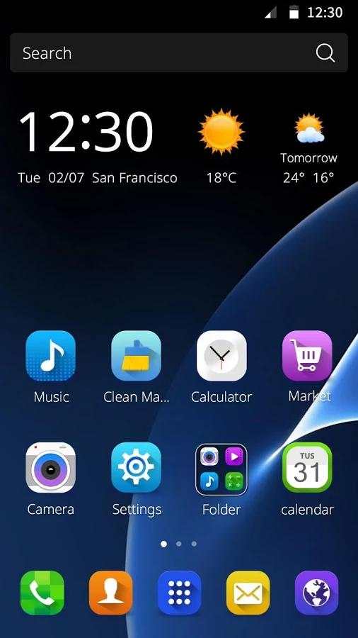 Theme for Samsung S7 Edge screenshot 1