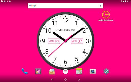 Light Analog Clock-7 8 تصوير الشاشة