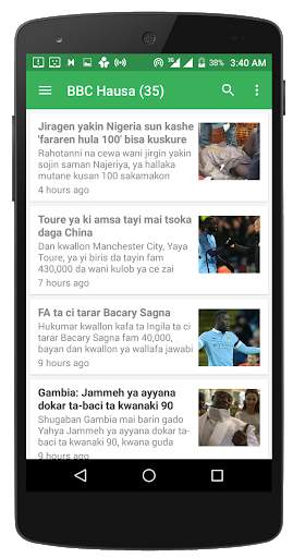 Labarun Hausa (Hausa News) screenshot 1