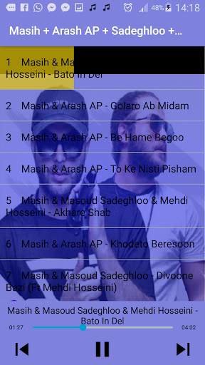 جديد اهنك مسيح اراش اب  - Masih Arash AP New Music screenshot 1