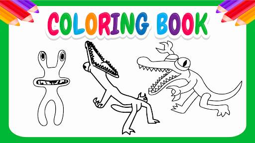 Rainbow friends 2 coloring screenshot 4