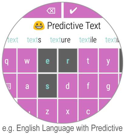 Smartwatch Keyboard for WEAR OS Smartwatches. screenshot 3