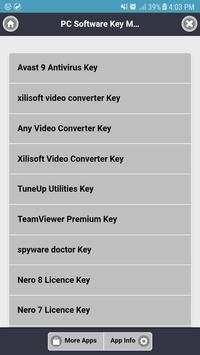 PC Software Key Manager screenshot 1