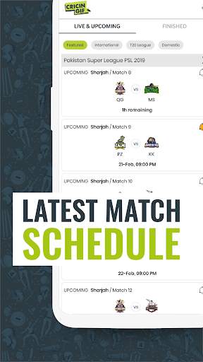 Cricingif - PSL 6 Live Cricket Score & News screenshot 5