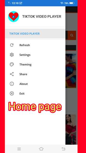 Tiktok & Likee video player with all social media screenshot 1