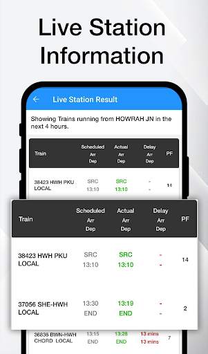 Indian Railway Timetable Live screenshot 8