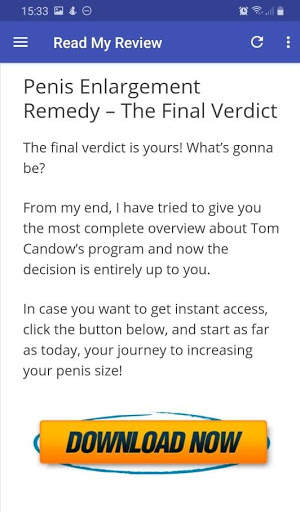 Penis Enlargement Remedy Review screenshot 3