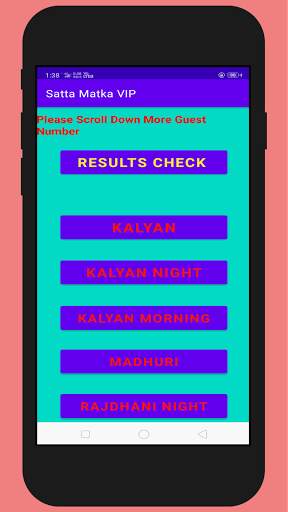 Satta Matka VIP - Kalyan Rajdhani Mumbai Day/Night screenshot 1