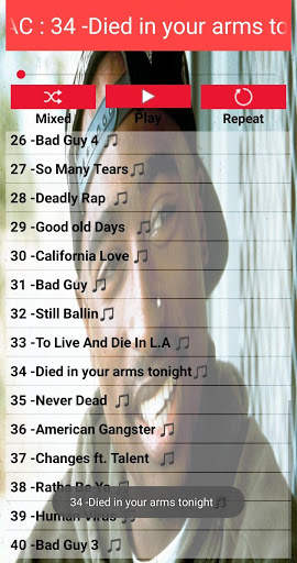 2Pac Songs Offline (Tupac Songs without internet) screenshot 4