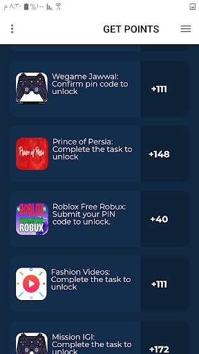 Earn money by points app स्क्रीनशॉट 2
