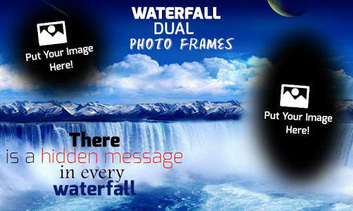 Waterfall Dual Photo Frames screenshot 2