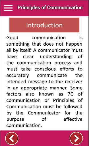 Principles of Communication - Student Notes App screenshot 1