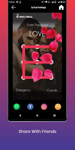 Lyrical Video Status Maker download and share vido screenshot 8