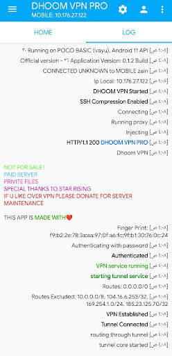 DHOOM VPN PRO screenshot 3