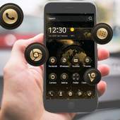 Black gold business desktop theme 1.1.3
