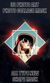 3D Photo Art : Photo Collage Mask 1 تصوير الشاشة